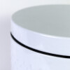 BASURERO INOX BLANCO C/PEDAL 22X31CM 8L Unica