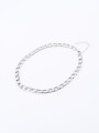 COLLAR ESLABON PLATEADO