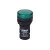 LUZ PILOTO LED VERDE 22MM 220V AC - STECK LUZ PILOTO LED VERDE 22MM 220V AC - STECK