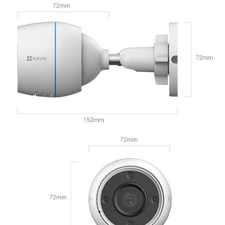 Camara Wifi Ezviz CS-H3C Color Full Hd con Luz 001