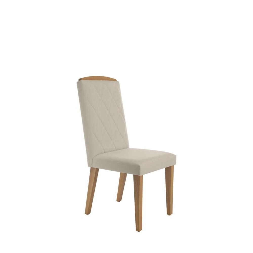 SILLA DE COMEDOR MADERA NATURAL-BEIGE DAISY