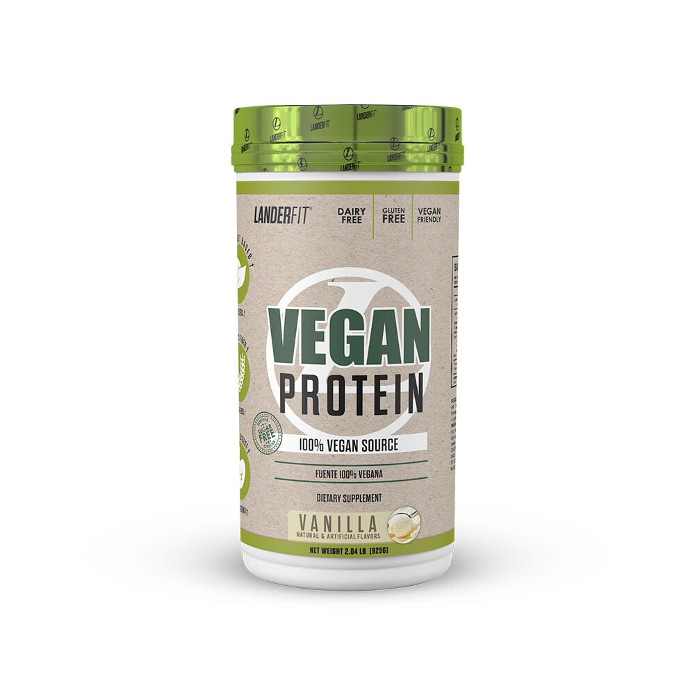 Vegan Protein Vainilla2 lb | Proteína Vegetal | Landerfit Vegan Protein Vainilla2 lb | Proteína Vegetal | Landerfit