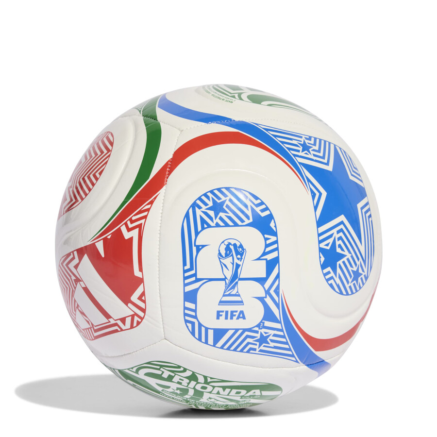 Pelota Adidas Club De La Copa Mundial 2026 Blanco - Rojo