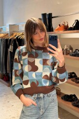 Sweater Circle Marron