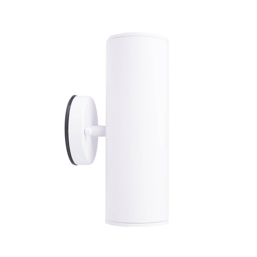 LAMPARA DE PARED BLANCO METAL Y VIDRIO EXTERIOR ML231316