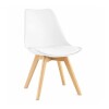 Silla de Comedor asiento Acolchonado - Eames Blanco