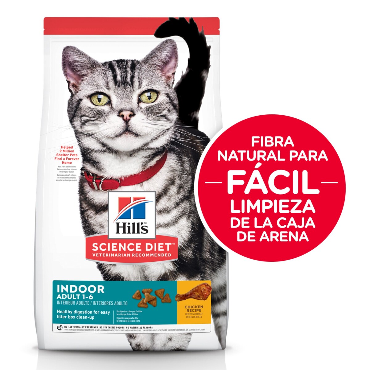 Gato Adulto Indoor Hill's 1.6 Kg 