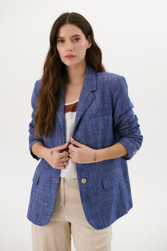 BLAZER BOWIE AZUL