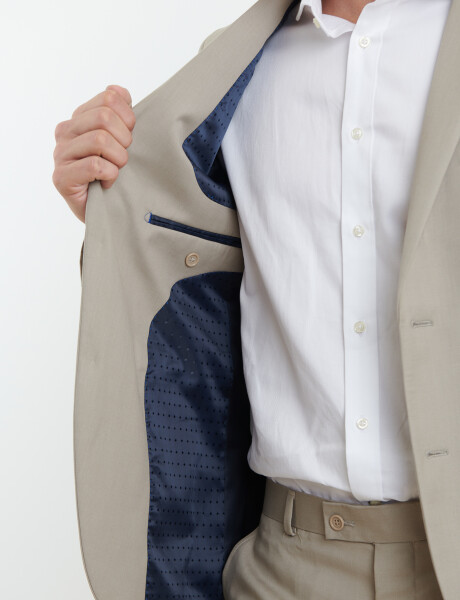 220262 TRAJE SLIM FIT HARRINGTON LABEL Tostado