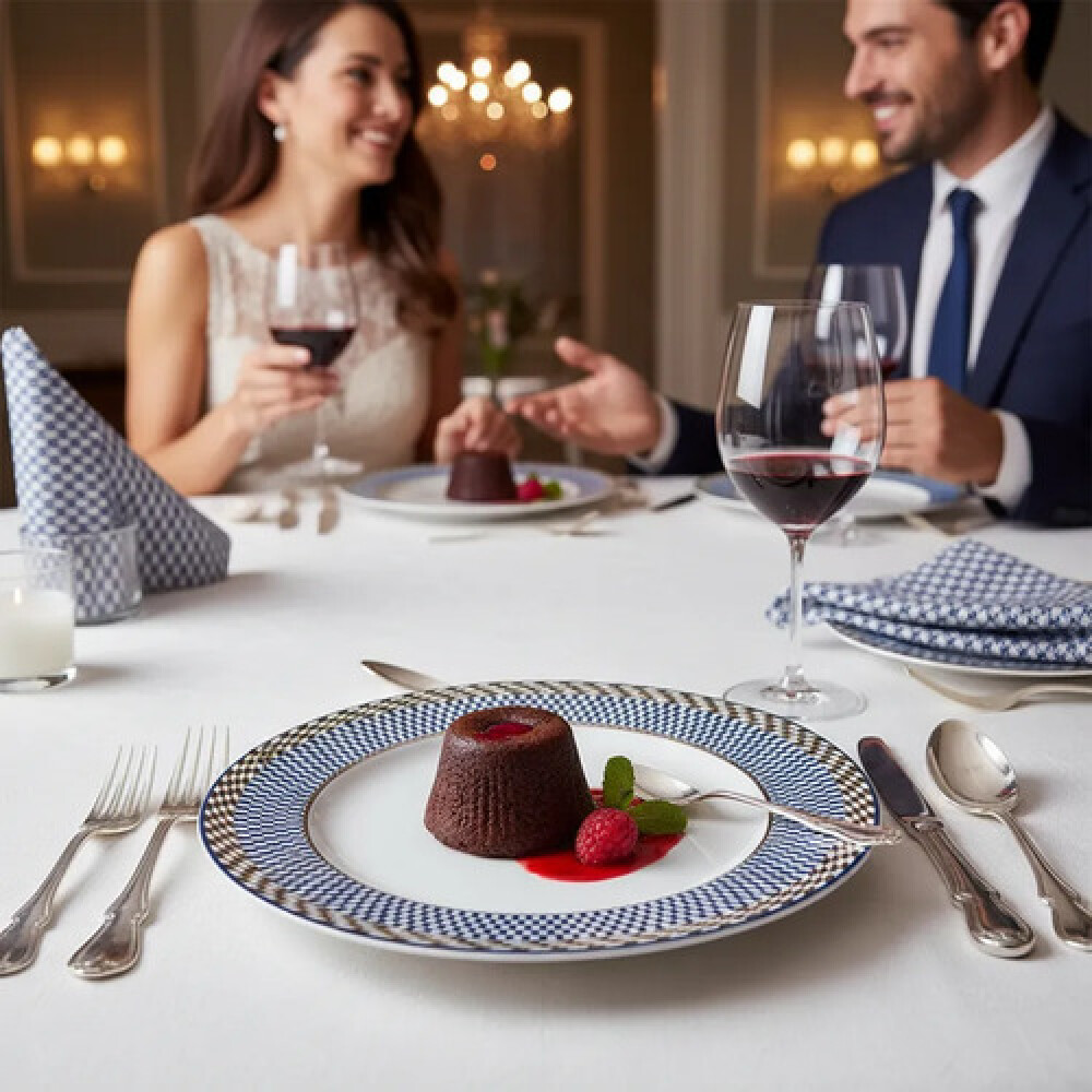 Plato postre Op art 22 cm OXFORD Plato postre Op art 22 cm OXFORD