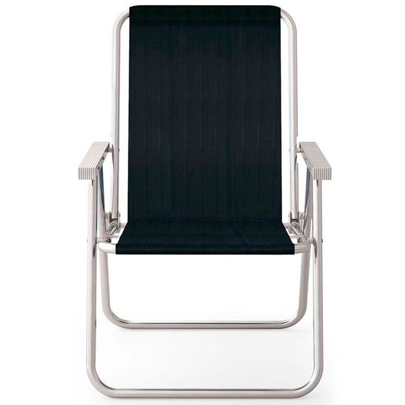 Silla Alta Conforto Sannet Aluminio NEGRO