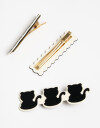 Horquillas con Accesorios Animales Set De 3 Horquillas Bicolor Funny. - Combinacion Bicolor