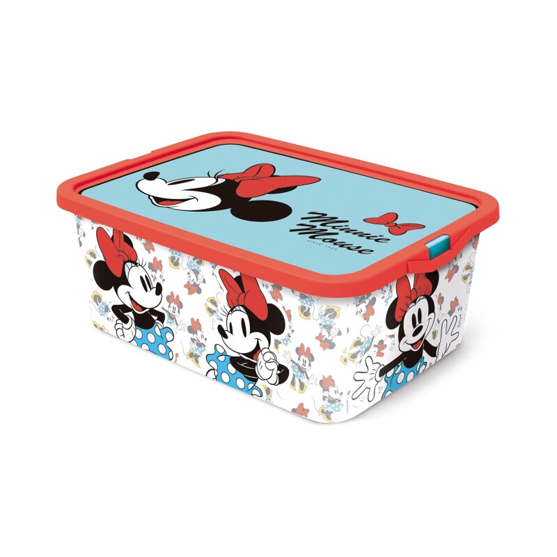 Caja organizadora infantil con tapa Plasútil 13 litros Minnie