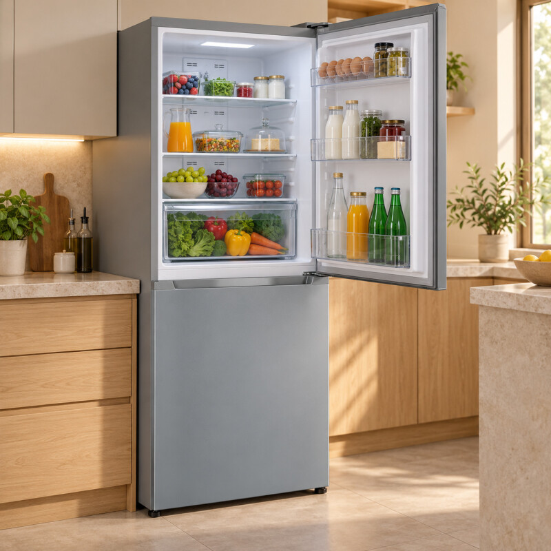 Heladera James Combi Frío Seco 407 L Inox RJ 55 IT Heladera James Combi Frío Seco 407 L Inox RJ 55 IT