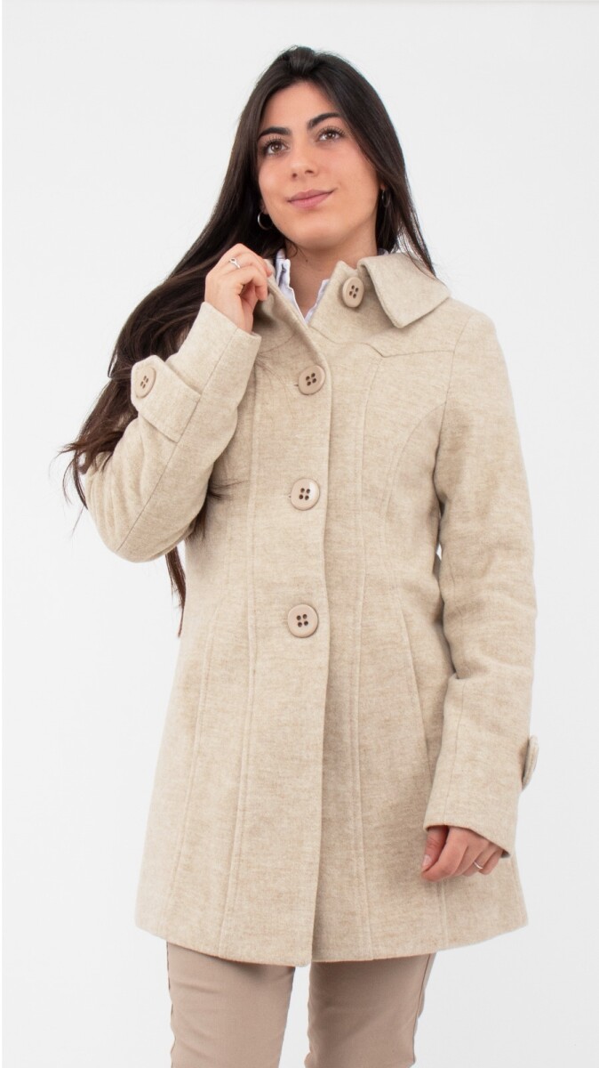 Tapado Campero Elegante - Beige 
