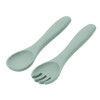 Set x2 cubiertos silicona KIKKABOO verde