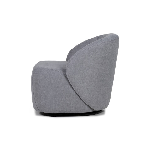 Butaca Zoey Giratoria - Tela Microfibra AA-13 (Gris)
