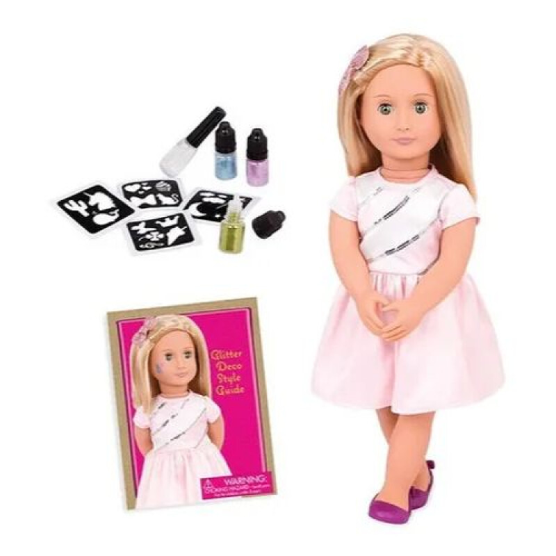 MUÑECA DECO c/TATUAJES BRILLOS - ROSALYN Muñeca Deco C/tatuajes Brillos - Rosalyn