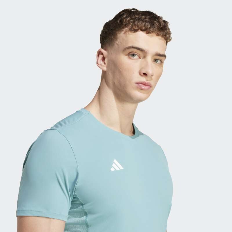 Remera Adidas Adizero Essentials Verde