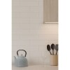 Cerámica para pared Brick White 7,5X25 cm mate Cerámica Para Pared Brick White 7,5x25 Cm Mate