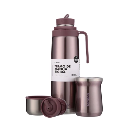 Kit Terrano Termo + Mate LILA-METALIZADO