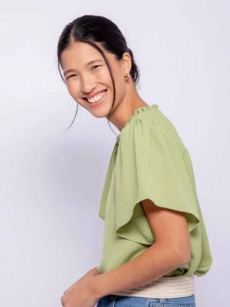 BLUZA DANIEL CASSIN SLINKY VERDE
