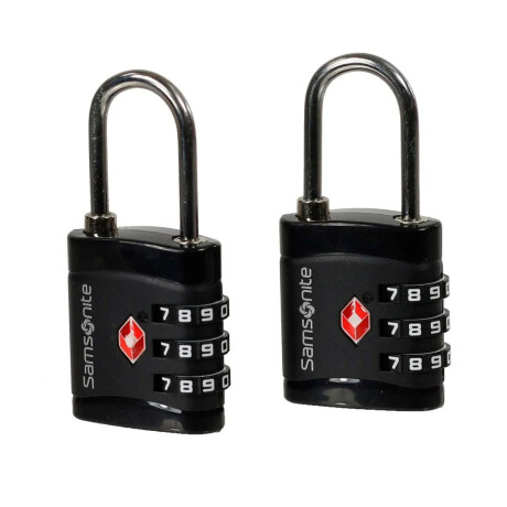 Candado para valija Samsonite Combilock 3 Dial X2 Negro
