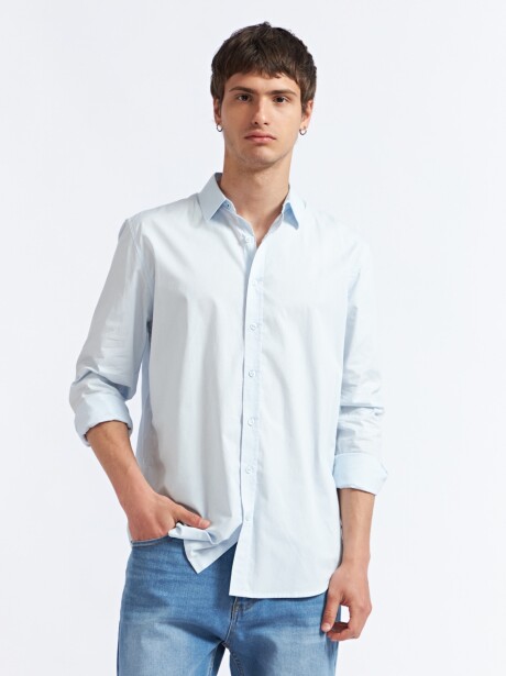 CAMISA NIAS CELESTE