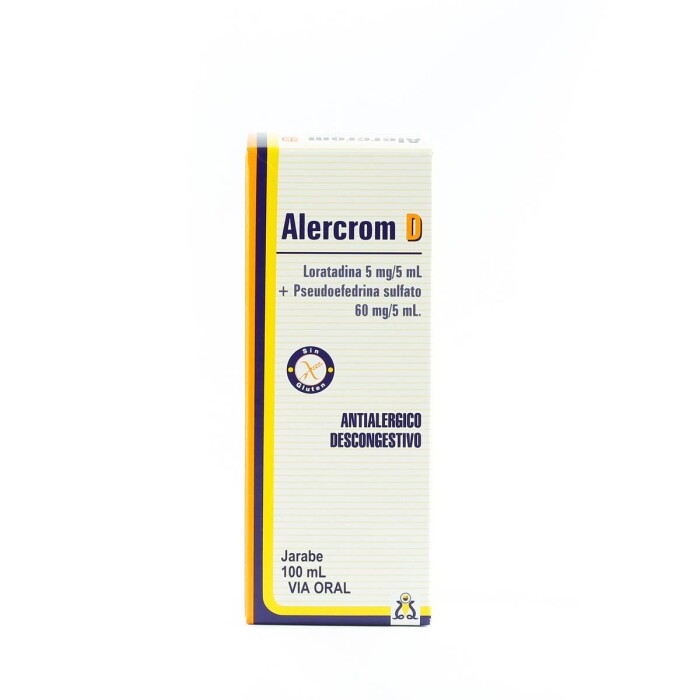 ALERCROM-D JARABE FRASCO X 100 ML. única