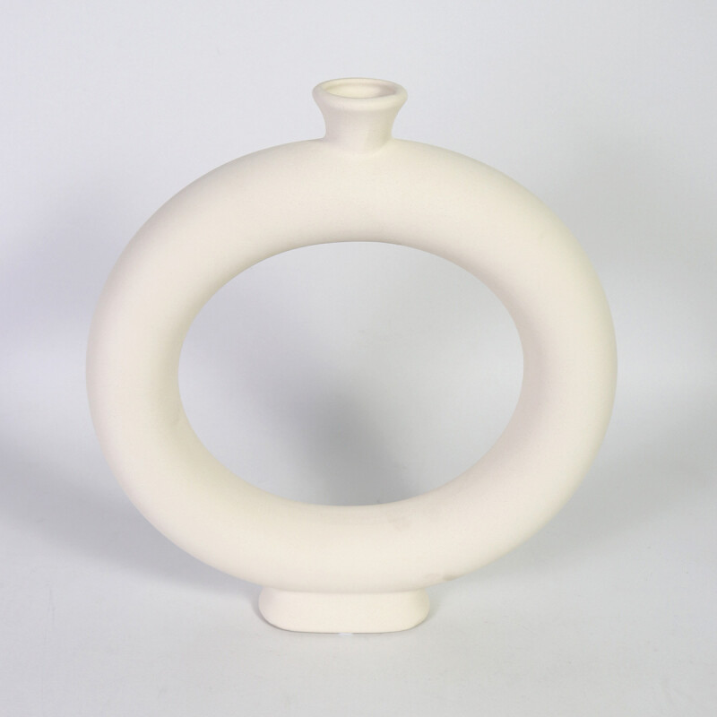 BASE CERAMICA BLANCA 27X4.5X29CM Unica