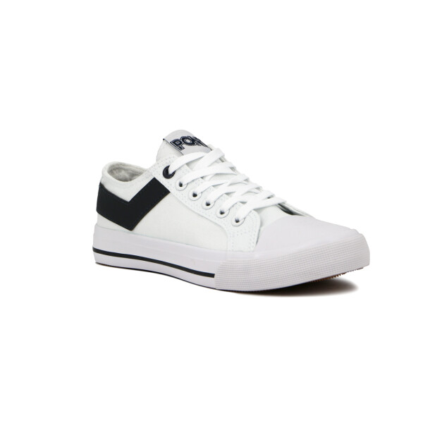 Pony Lona Bajo Acordonado / Wht/nvy Blanco-marino