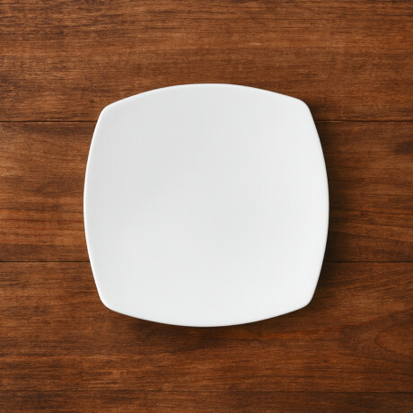 Plato Llano Cuadrado Actualite 20 cm Blanco Porcelana Plato Llano Cuadrado Actualite 20 cm Blanco Porcelana