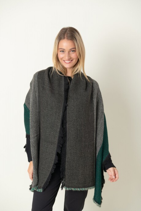 PASHMINA CUARZO AHUMADO Verde