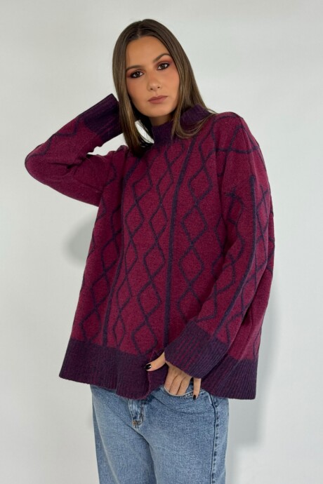 SWEATER RINGO Fucsia