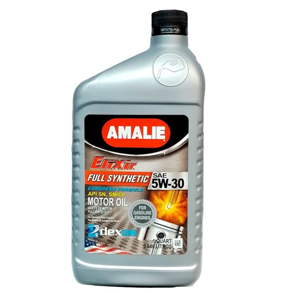 LUBRICANTE ACEITES - 5W30 SINTETICO EURO ELIXIR FULL SYNTHETIC DEXOS2 AMALIE MOTOR OIL 