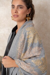 PASHMINA SIBILA Gris