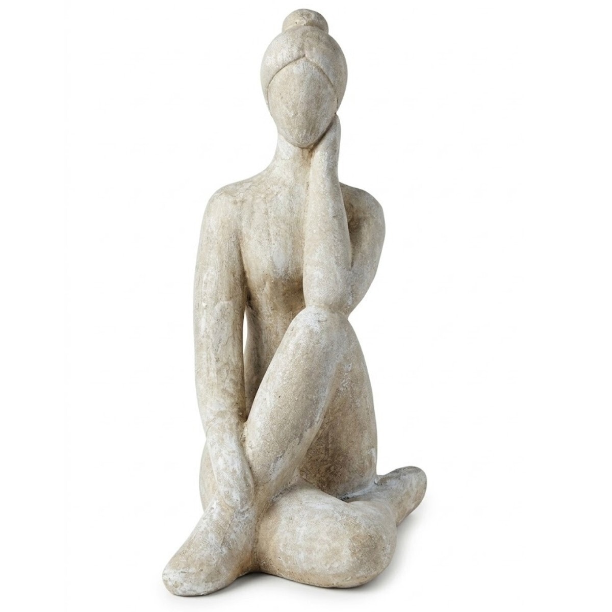 MUJER YOGA CERAMICA FIG3 33X46CM 