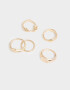 Sets Anillos Metal diferenciado Anillos Sets De Metal - Dorado