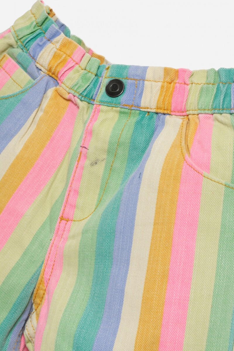 Short rayado MULTICOLOR