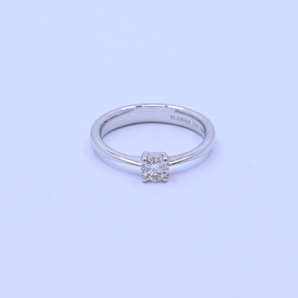Anillo solitario oro 18k con brillante Anillo solitario oro 18k con brillante