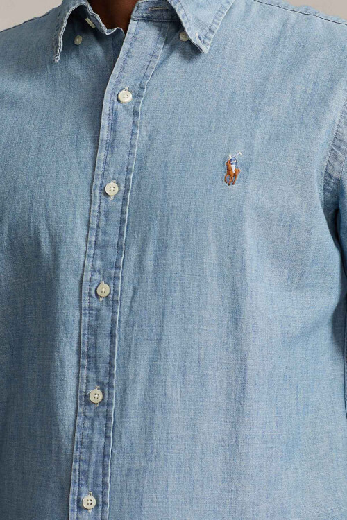 Camisa Polo Ralph Lauren Chambray Camisa Polo Ralph Lauren Chambray