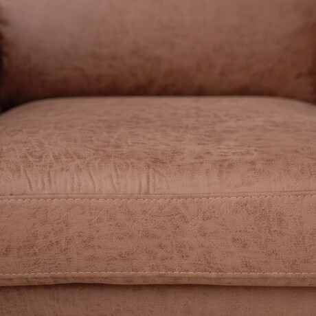 SOFÁ SILLÓN 3 CUERPOS NUBUCK - CON TACHAS BEIGE