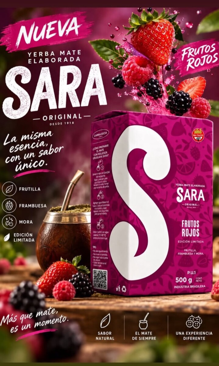 YERBA SARA FRUTOS ROJOS 1 KG 