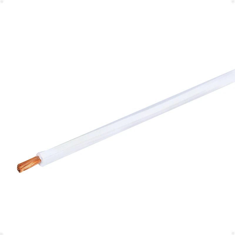 Cable De Cobre Flexible 2,00 mm rollo de 100m Color Blanco Cable De Cobre Flexible 2,00 mm rollo de 100m Color Blanco