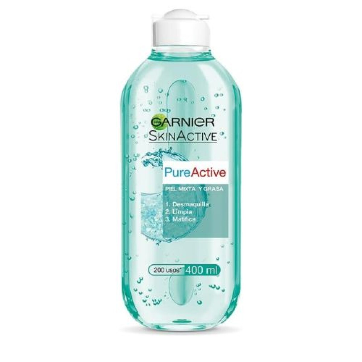 Agua Micelar Garnier Pure Active Todo En 1 400 Ml 