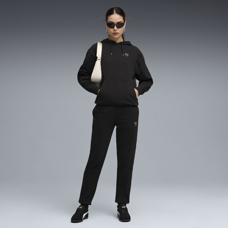 Pantalon Puma ESS ELEVATED Sweatpants TR Mujer 691858 01 Negro