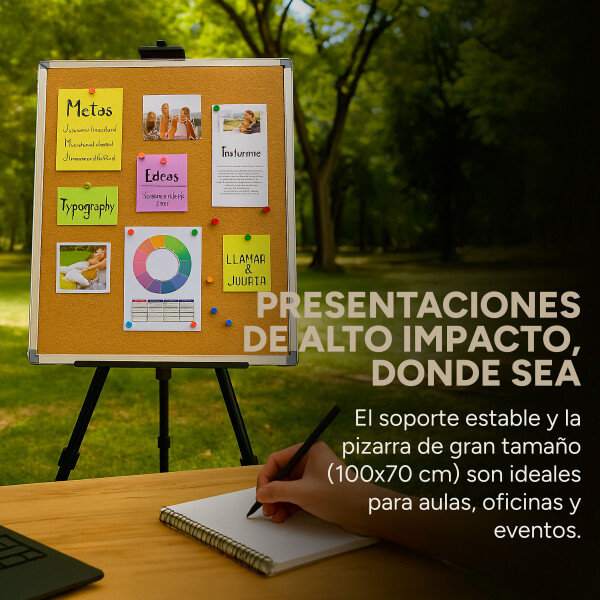 Pizarra Pizarron Corcho 70X100 100X70 Soporte Pie Combo Pizarra Pizarron Corcho 70X100 100X70 Soporte Pie Combo
