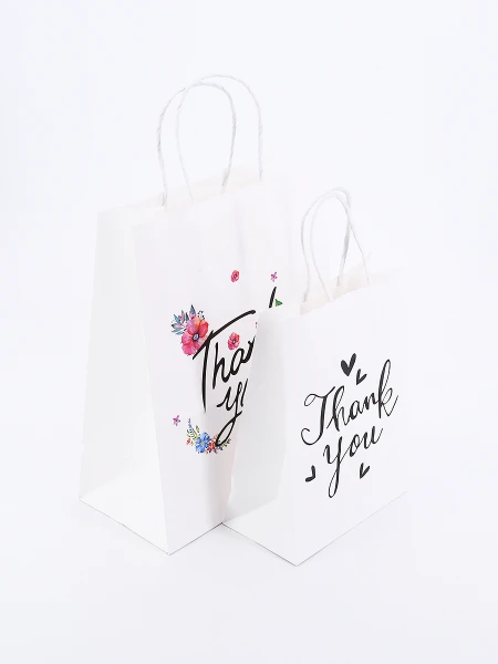 BOLSA REGALO THANKS BLANCO