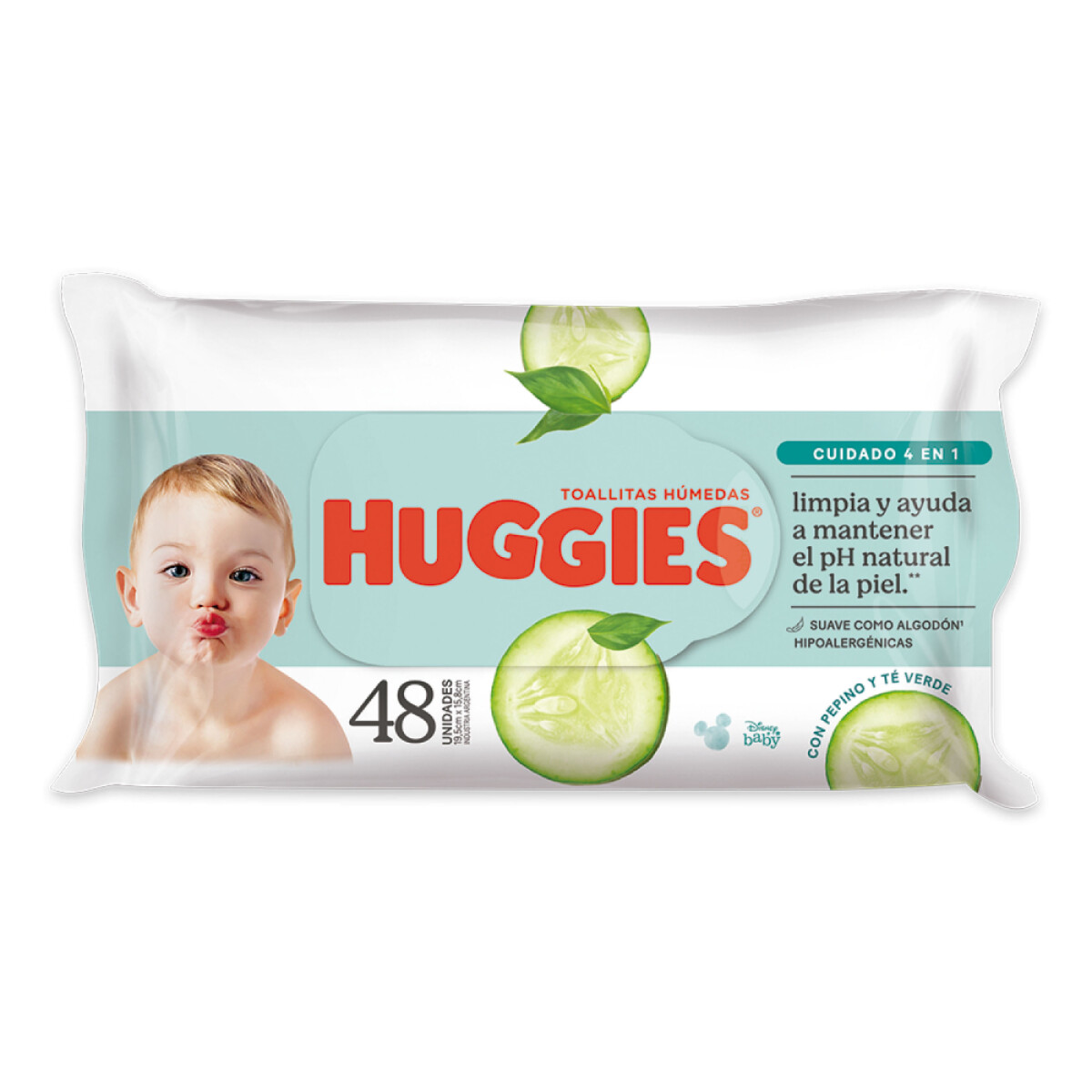 Toallitas Huggies Limpieza Total X 48 