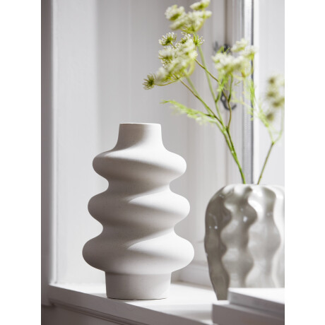 Jarron Alvis Ø20Xa30Cm Blanco
